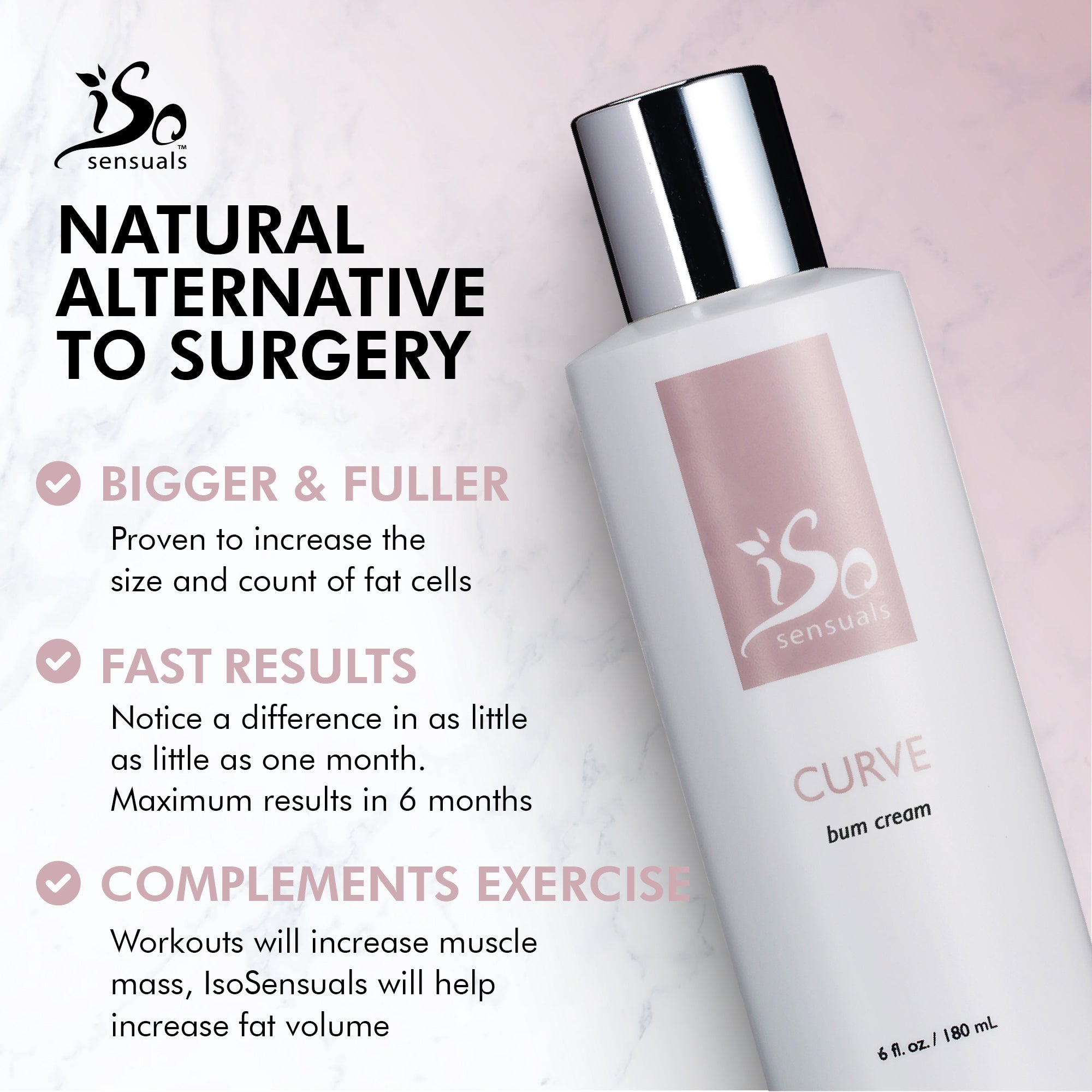 IsoSensuals CURVE Bum Cream