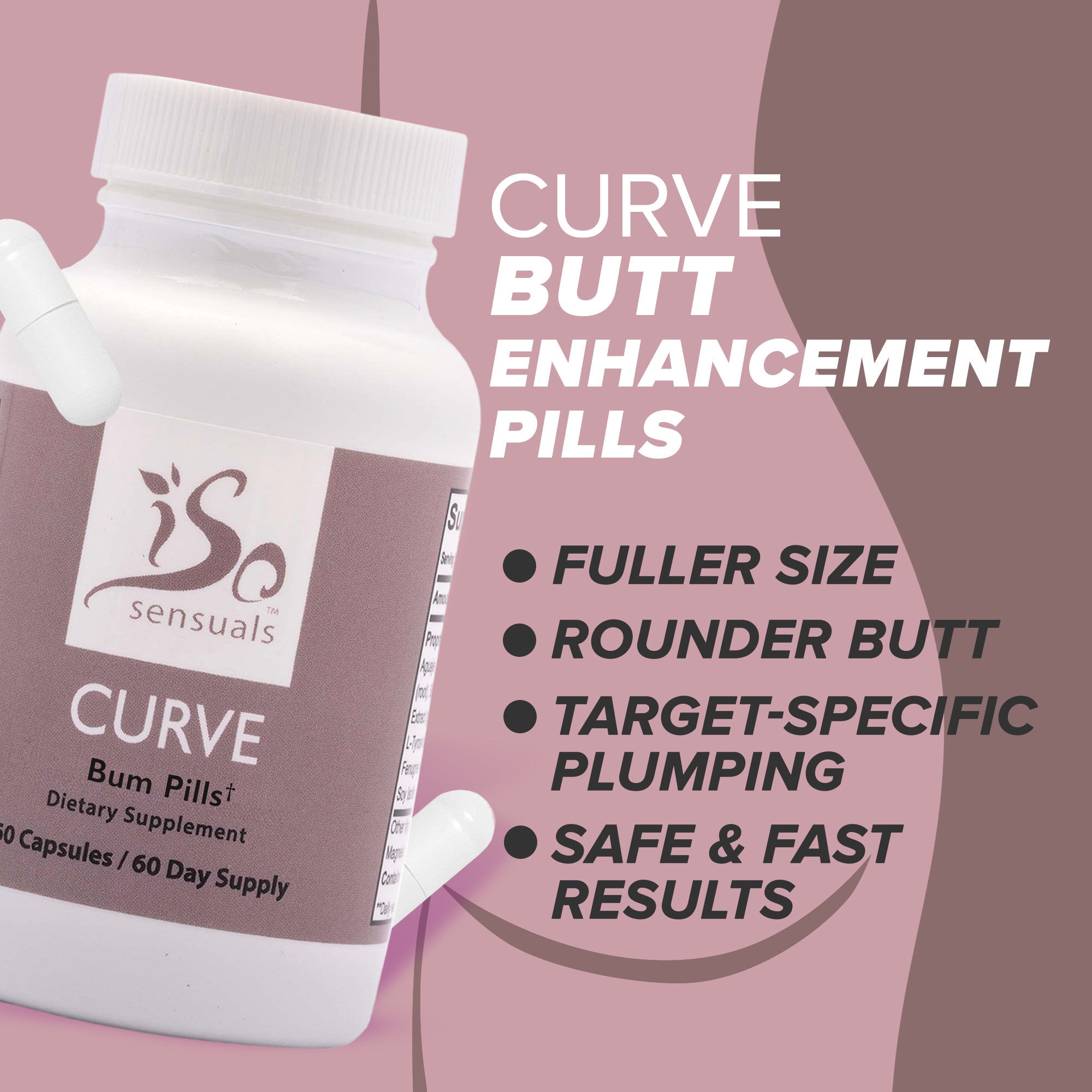 IsoSensuals CURVE Bum Pills