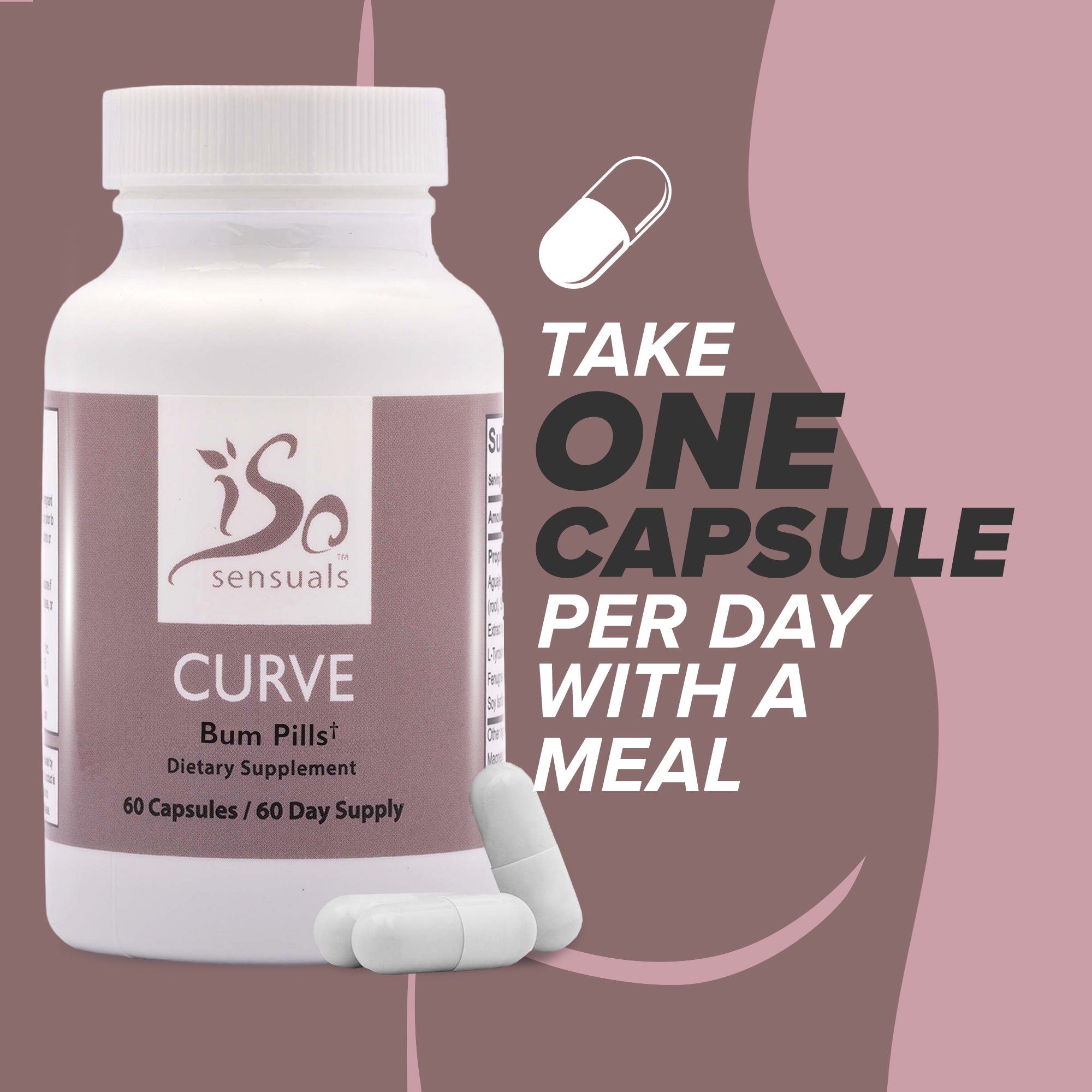 IsoSensuals CURVE Bum Pills