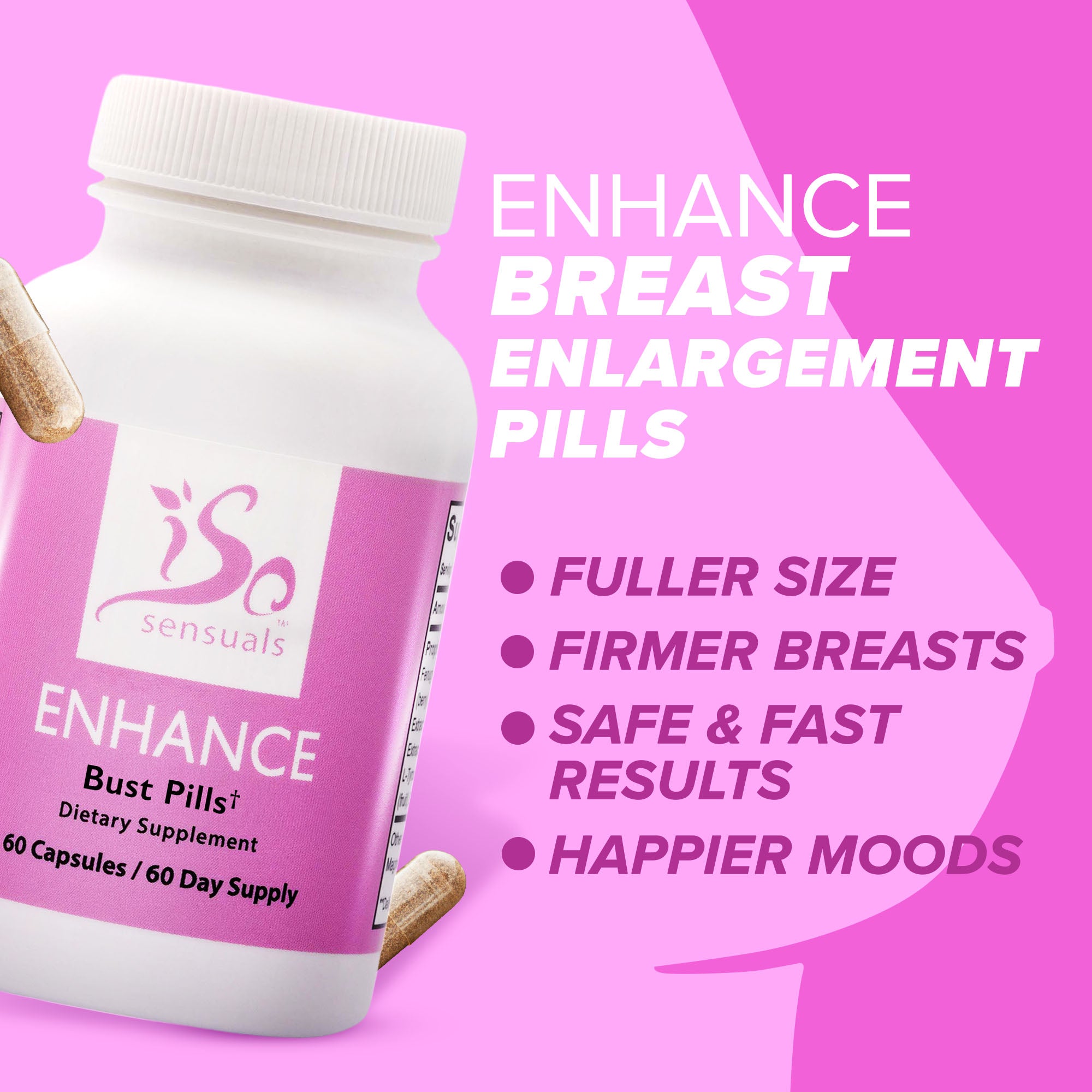 IsoSensuals ENHANCE Bust Pills