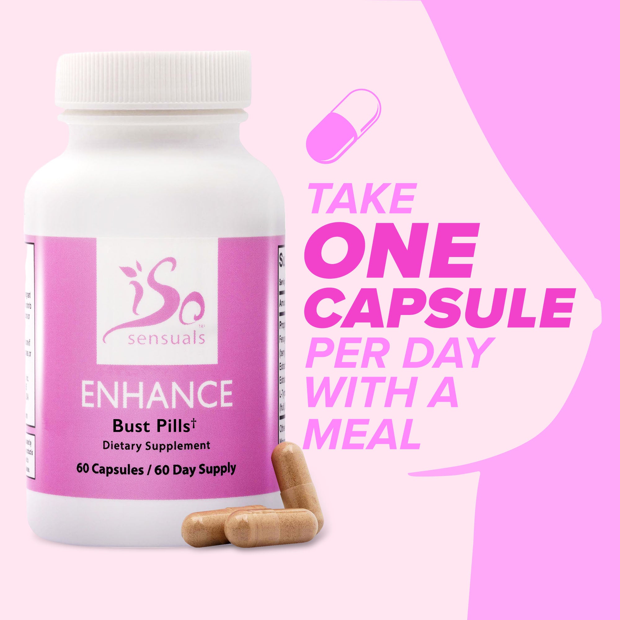 IsoSensuals ENHANCE Bust Pills
